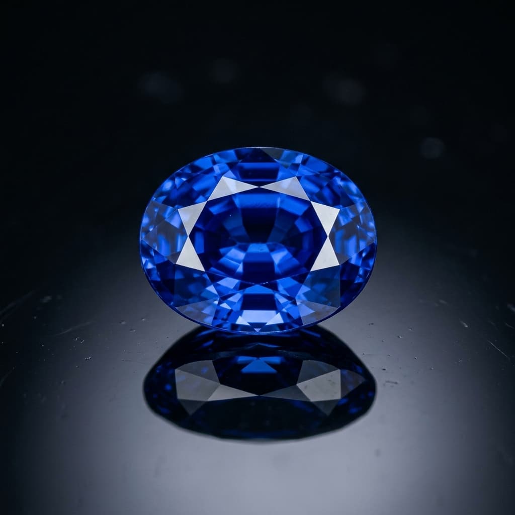 Natural Ceylon Blue Sapphire - Lakmali Gems Natural Ceylon Blue Sapphire held in precision tweezers showcasing Sri Lankan gemstone heritage