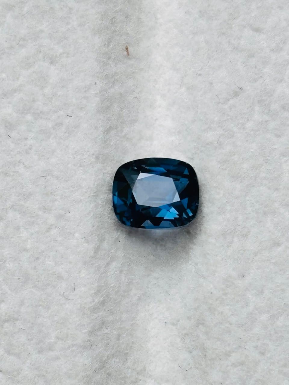 Blue Spinel (LG-302) Blue Spinel - 0.90ct Blue Cushion Cushion cut/m=Modified Brilliant cut Ceylon Gemstone