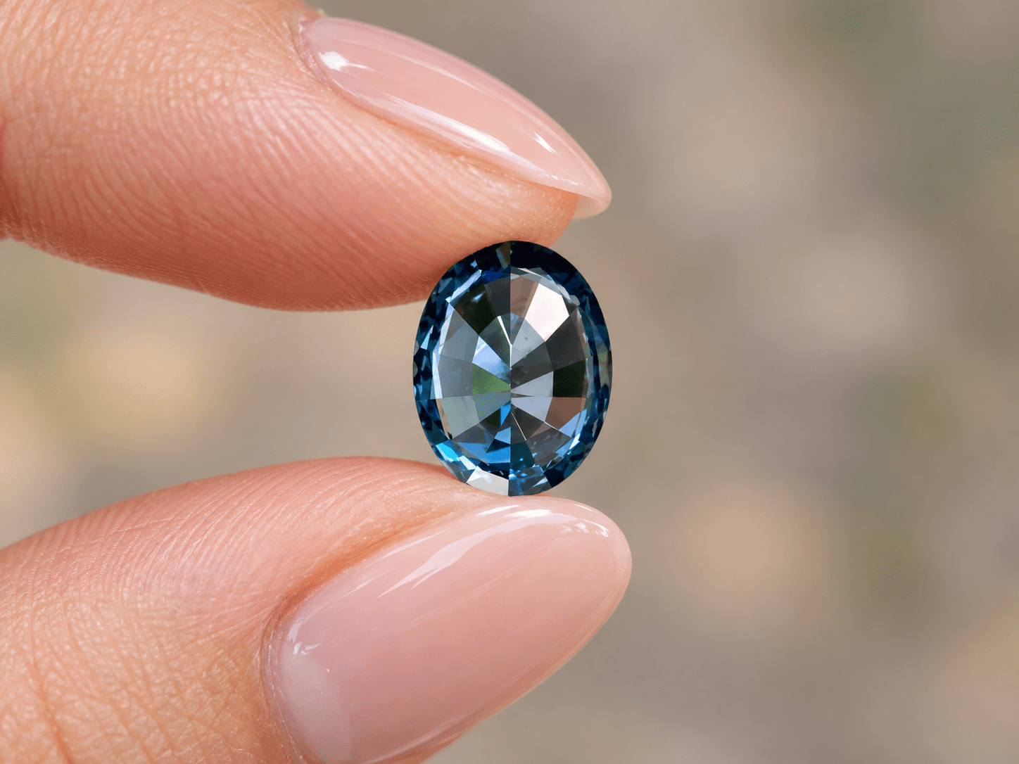 Blue Sapphire - 1.05 ct Light Blue Oval Mixed Cut Ceylon Gemstone from Sri Lanka (LG-308) Blue Sapphire - 1.05 ct Light Blue Oval Mixed Cut Ceylon Gemstone from Sri Lanka (LG-308)