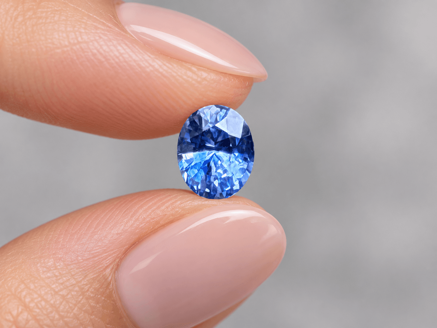 Blue Sapphire - 0.69 ct Royal Blue Oval Faceted Oval Cut Ceylon Gemstone from Sri Lanka (LG-315) Blue Sapphire - 0.69 ct Royal Blue Oval Faceted Oval Cut Ceylon Gemstone from Sri Lanka (LG-315)