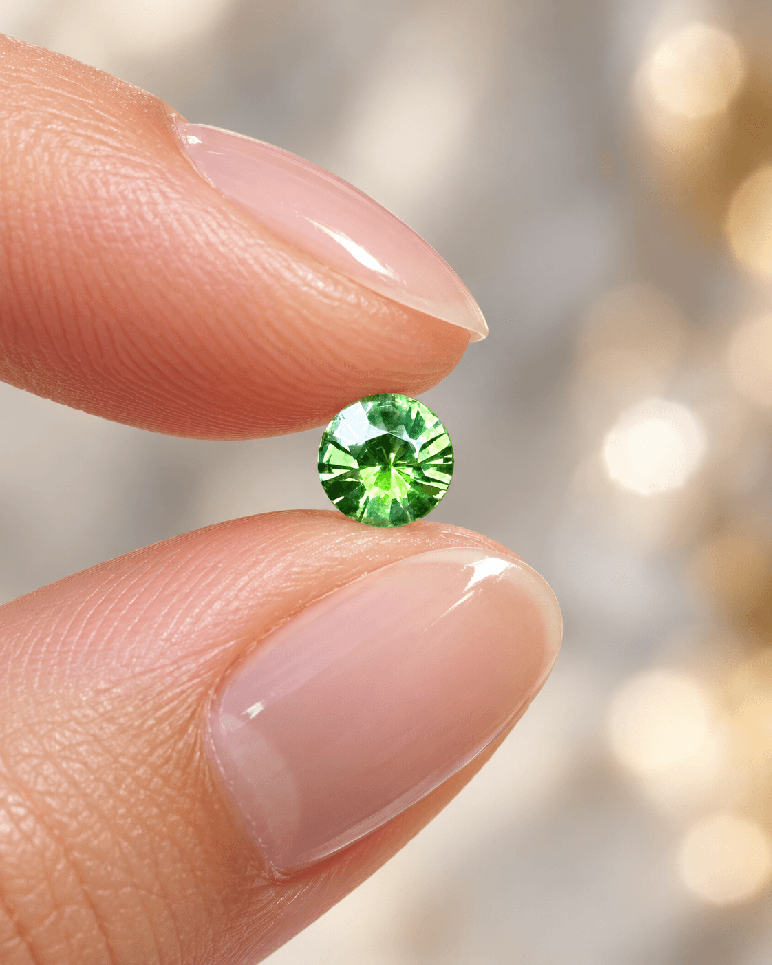 Green Zircon - 0.41 ct Natural Green Zircon Round Faceted Round Cut Ceylon Gemstone from Sri Lanka (LG-319) Green Zircon - 0.41 ct Natural Green Zircon Round Faceted Round Cut Ceylon Gemstone from Sri Lanka (LG-319)